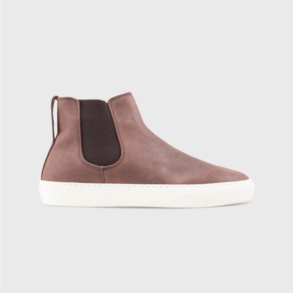 Sid Mashburn Chelsea Dark Leather Brown Sneaker - Picture 2 of 2